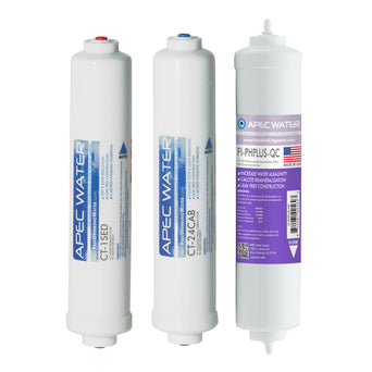 APEC RO Replacement Filters Pre-filter Set for ULTIMATE RO-CTOP-PH and RO-CTOP-PHC Countertop Reverse Osmosis Systems (Stages 1 2 and 4)