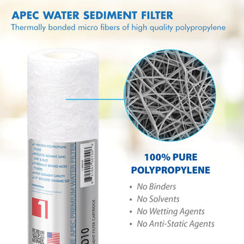 APEC  ULTIMATE Sediment Pre-filter 10 Inch, 5 Micron