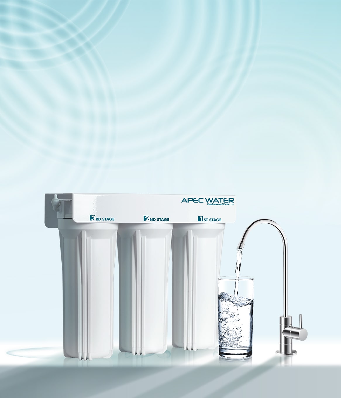water filtration landing page banner mobile