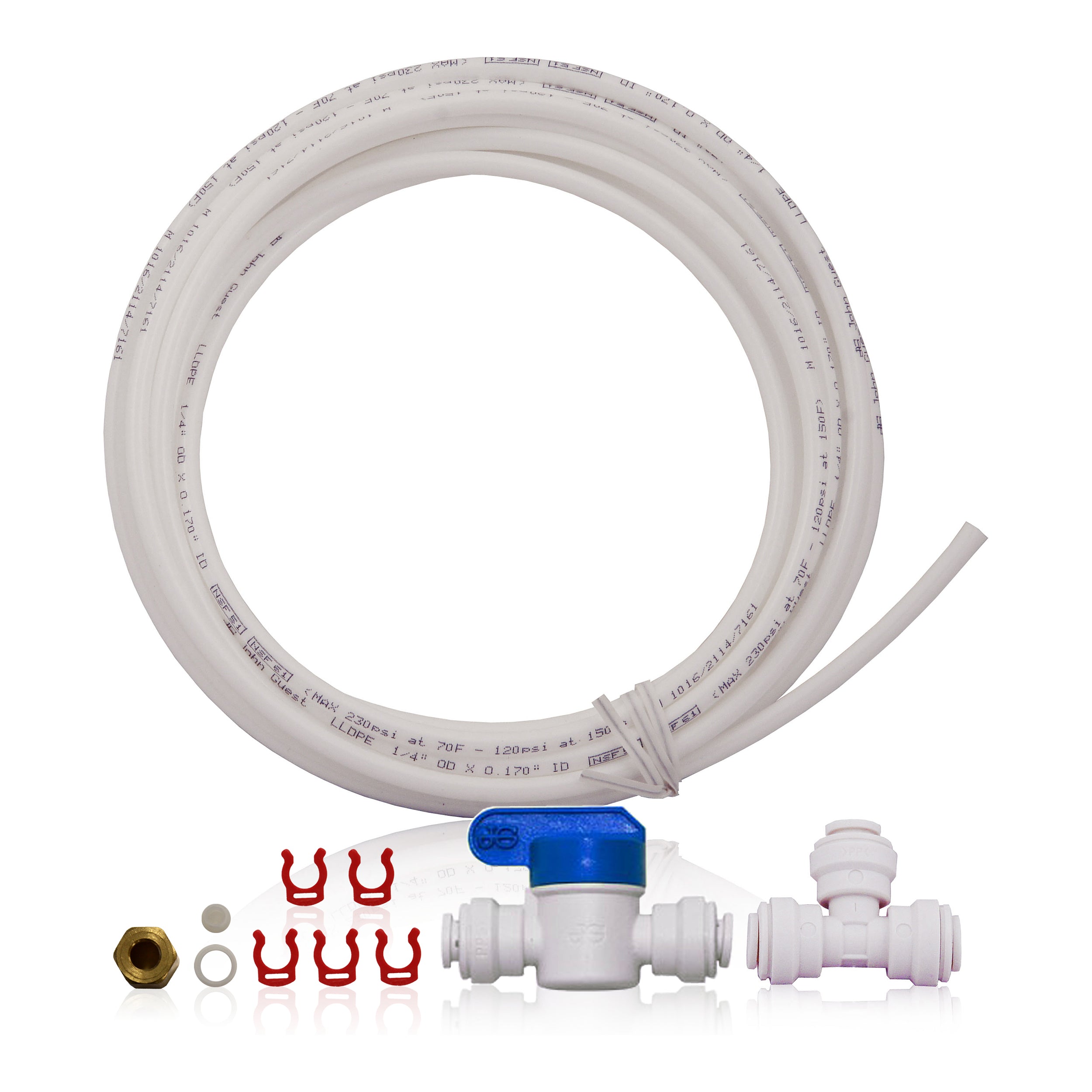 Icemaker Kit for APEC Reverse Osmosis System - 1/4" OD Tubing