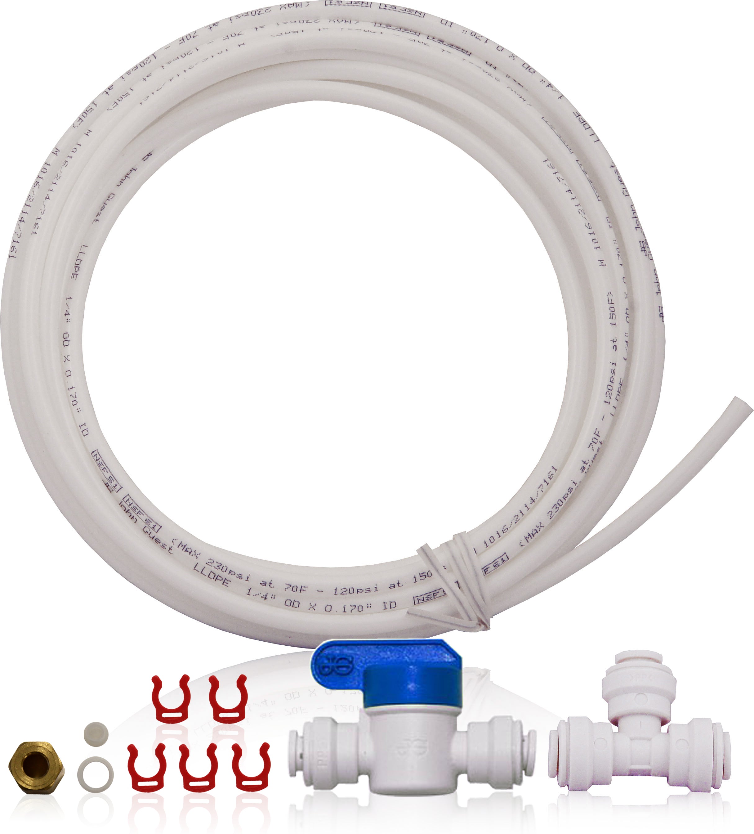 Icemaker Kit for APEC Reverse Osmosis System - 1/4" OD Tubing