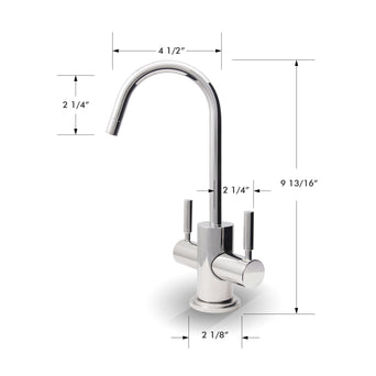 WESTBROOK Hot and Cold Water Reverse Osmosis Faucet - Chrome, Lead-Free