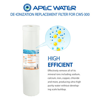 APEC 20 Inch Car Wash De-Ionization Replacement Filter For CWS-300