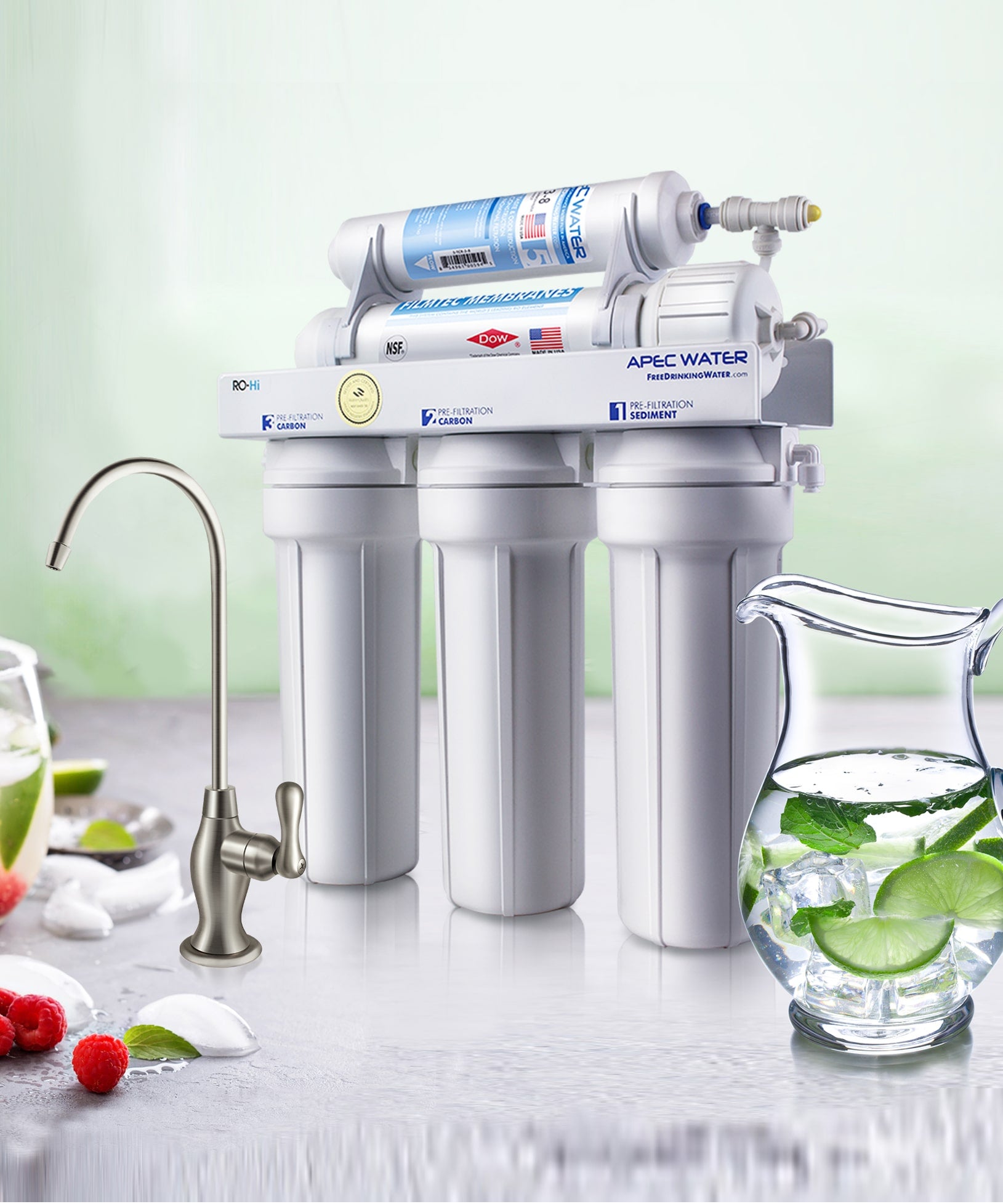 APEC Water reverse osmosis water filter collection
