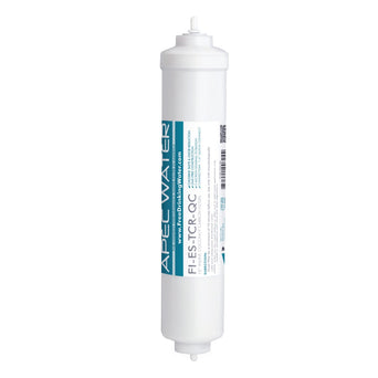 APEC ESSENCE 10 Inch Inline Carbon Filter With Quick Connect, 5 Micron