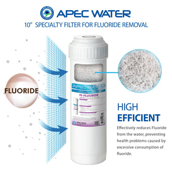 APEC 2.5 Inchx10 Inch Fluoride Reduction Water Filter