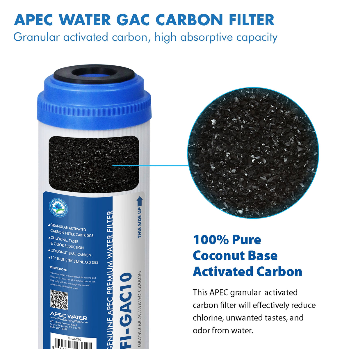 Reverse Osmosis Gac Filter Full Replacement Pack For 7 Stage Hydrogen