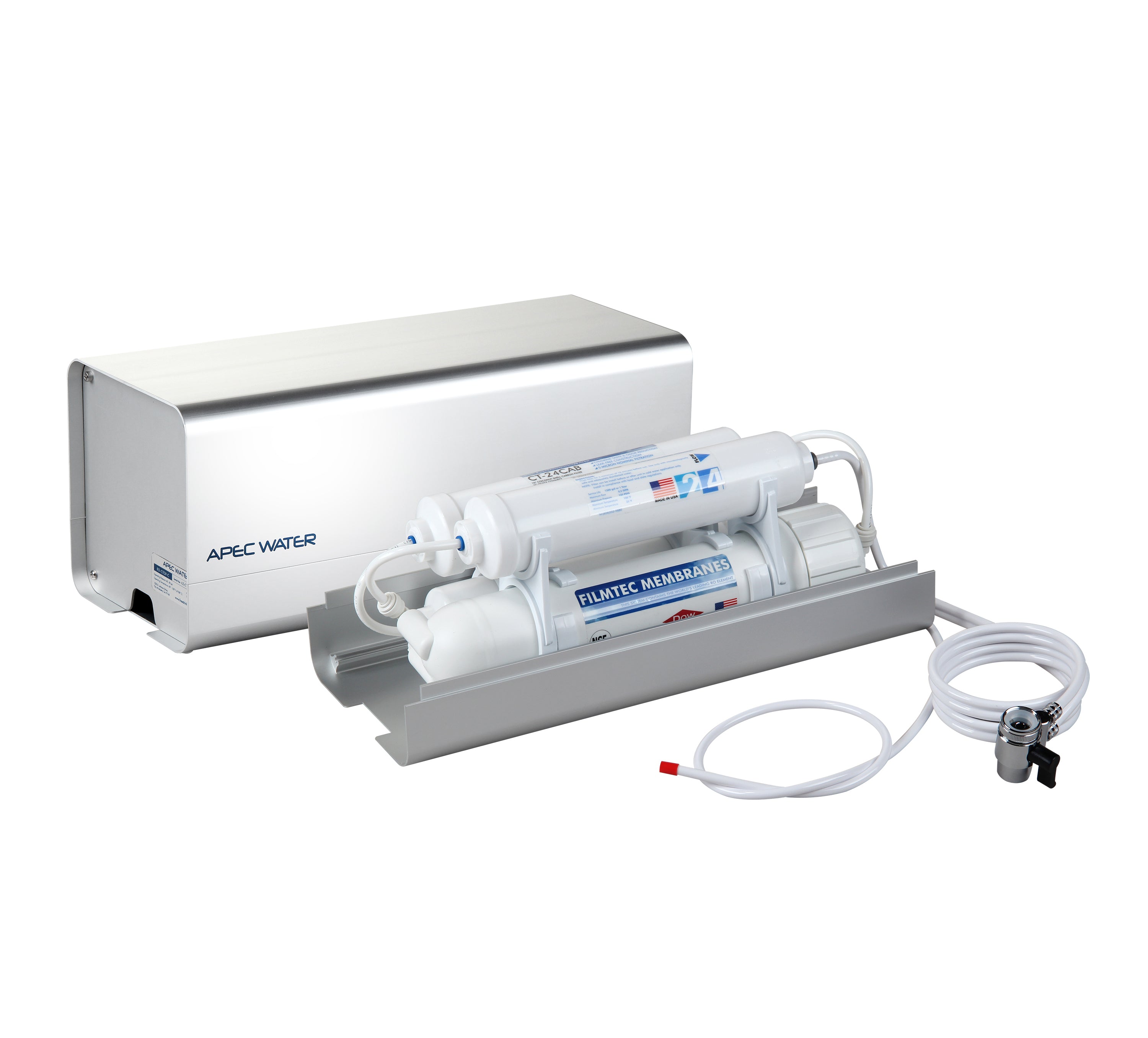 RO-CTOP-C – Portable 90 GPD Countertop Reverse Osmosis Water Systems for Drinking Water, With Case