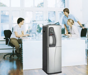 Quality bottless water cooler in the office or home.