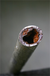 rusty pipe