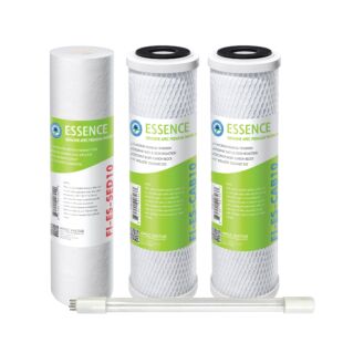APEC RO Replacement Filters Pre-filter Set for ESSENCE 75 GPD ROES-UV75-SS V2 UV Reverse Osmosis Systems (Stages 1-3 and 5)