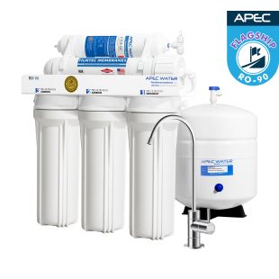 RO-90 – Ultimate 5-Stage 90 GPD High Output Reverse Osmosis Drinking Water System WQA Certified