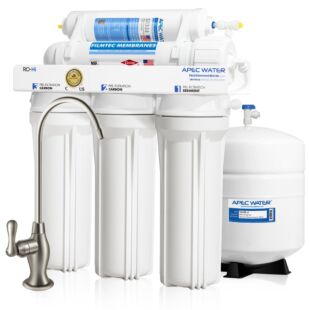 RO-Hi – Ultimate 5-Stage 90 GPD High Output Fast Flow Reverse Osmosis Water Systems for Drinking Water, WQA Certified