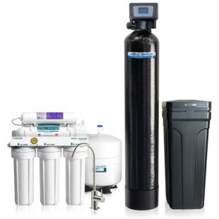 Hydro Express Water Softener 30 + Alkaline Mineral 6-Stage RO System Value Bundle