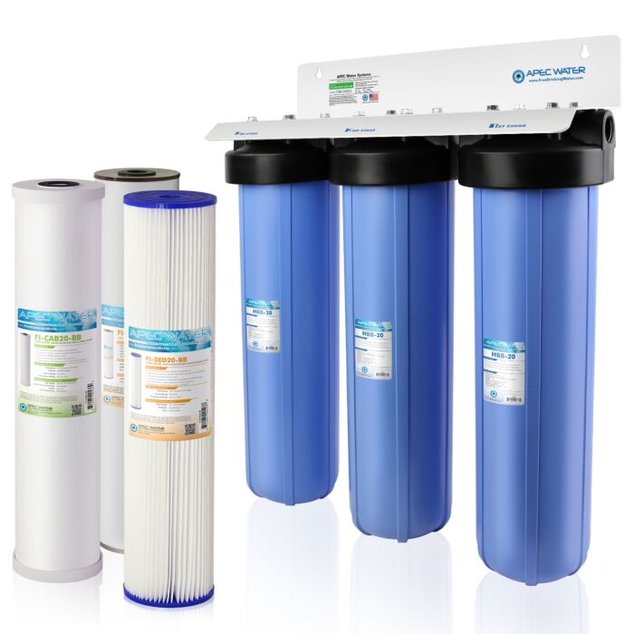 Multi Purpose Combo BB 20 Inch Water Filter for Iron, Sediment, and Chlorine