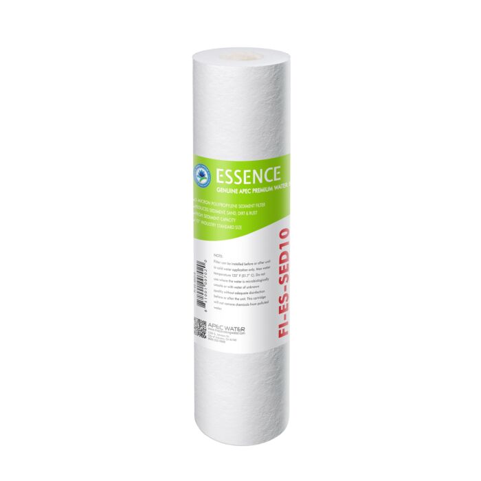 APEC ESSENCE Stage 1 , 10" , 5 Micron Sediment Replacement Filter For Undersink System(FI-ES-SED10)