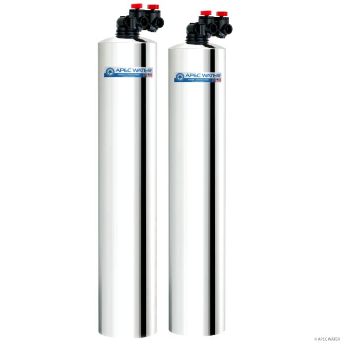 APEC WH-SOLUTION-10 Whole House Water Filter and Salt Free Water Conditioner Systems For 1-3 Bathrooms