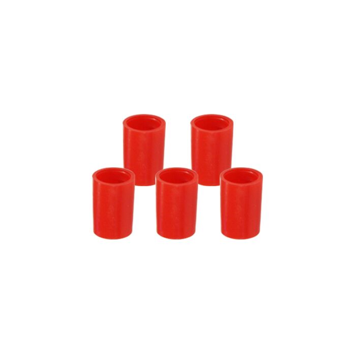 Red Tube Cap Set for Countertop System (Set of 5)
