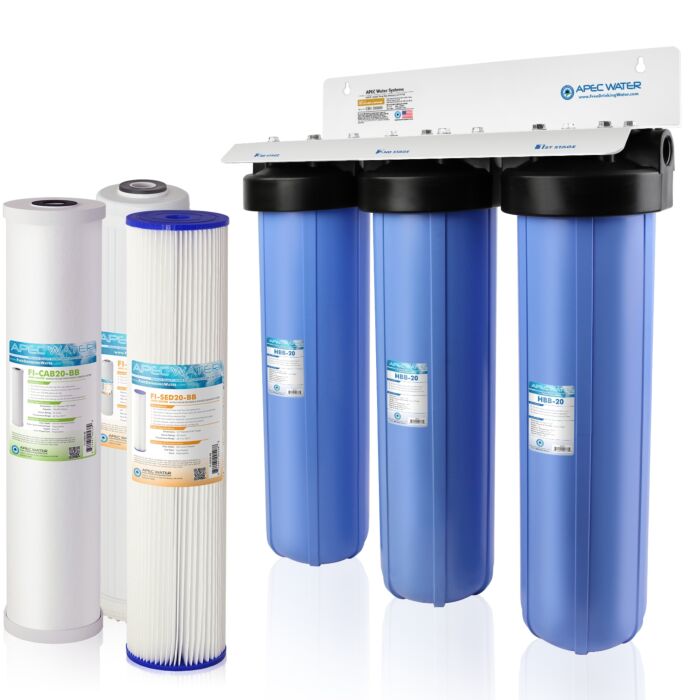 Multi Purpose 20” BB Sediment, KDF and Carbon Combo Water Filter