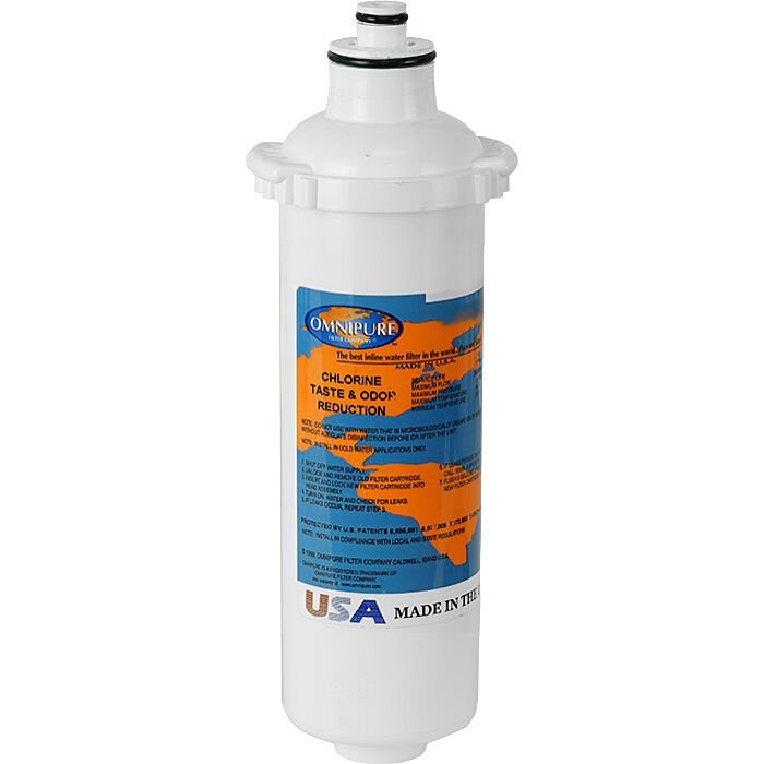 Omnipure / Everpure Compatible E-Series GAC Filter for chlorine taste & odor removal, 6" L, E5336