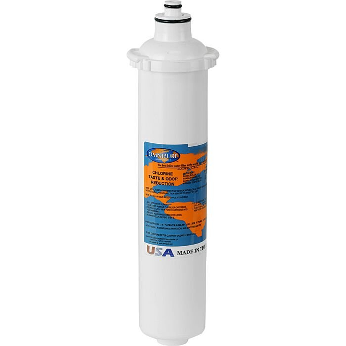 Omnipure / Everpure Compatible E-Series GAC Filter for chlorine taste & odor removal, 14" L, E5736