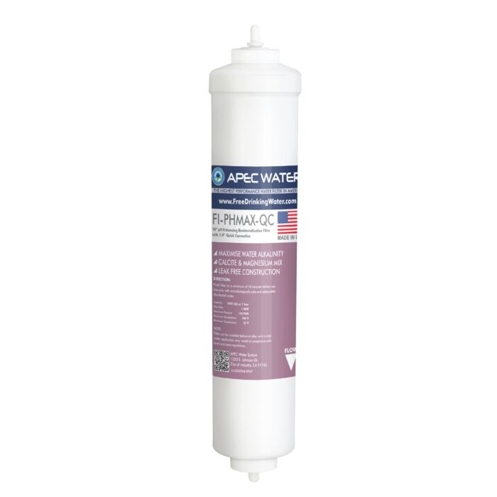 APEC Calcite & Magnesium Water Neutralizer Filter, 2" X 10" (1/4" Quick Connect)