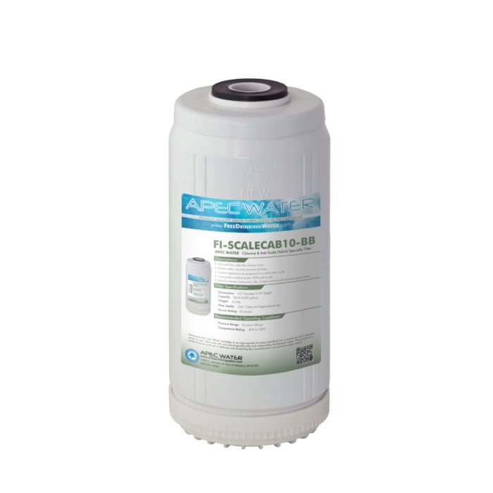 Chlorine Removal & Anti-Scale Hybrid Specialty Filter 4.5"x 10"
