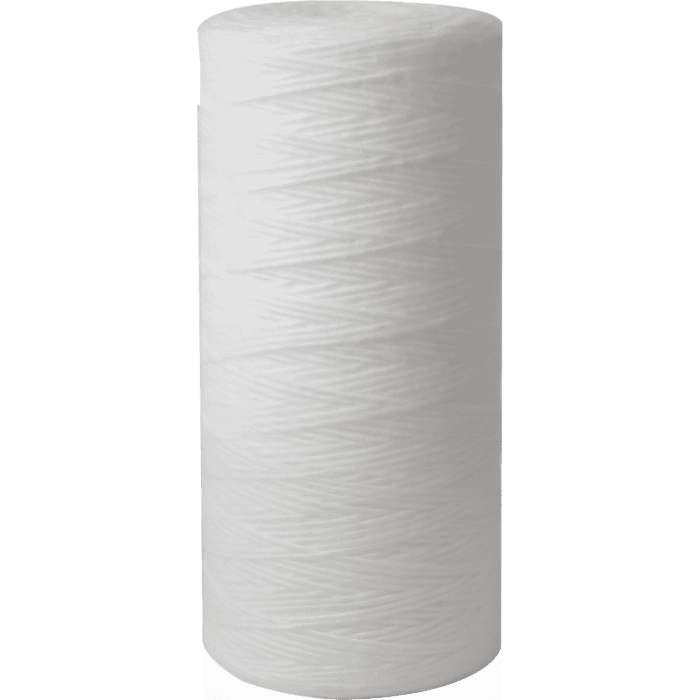 Whole House 4.5"(D) x 10" 100 Micron String Wound Polyproplene Filter for sediment removal