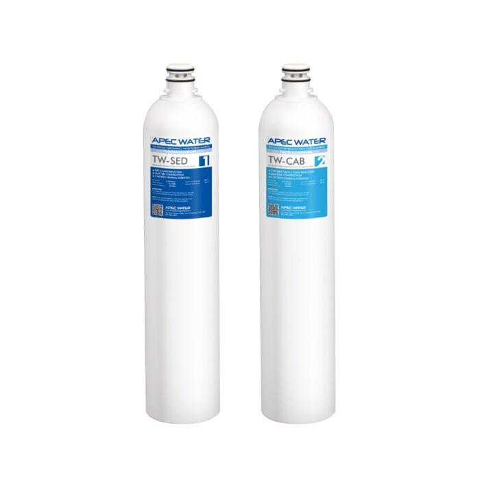 APEC RO Replacement Filters Pre-filter Set for Twist Lock Reverse Osmosis Systems (Stages 1 - 2)