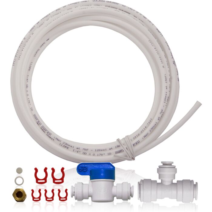 Icemaker Kit for APEC Quick Dispense Reverse Osmosis System - 3/8" to 1/4" OD Tubing