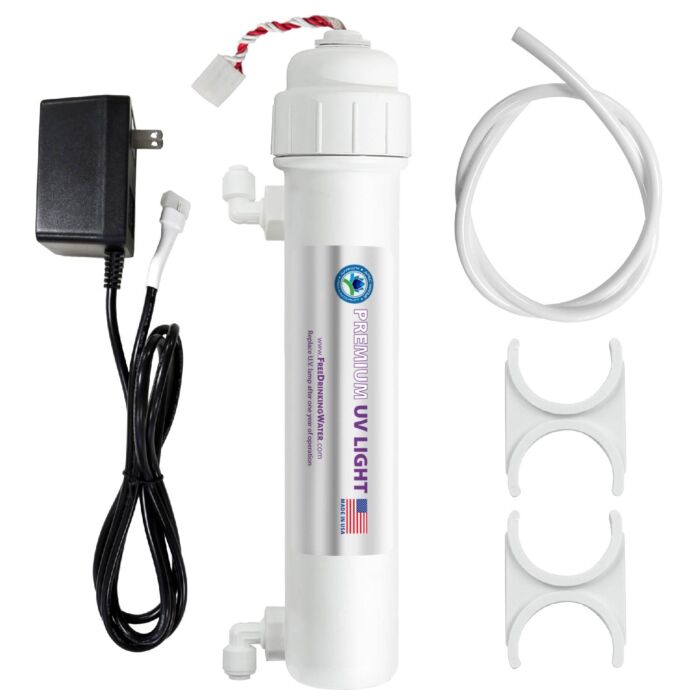 APEC Intense Ultra-Violet Disinfecting 10" Water Filter Upgrade Kit - 3/8" Quick Connect
