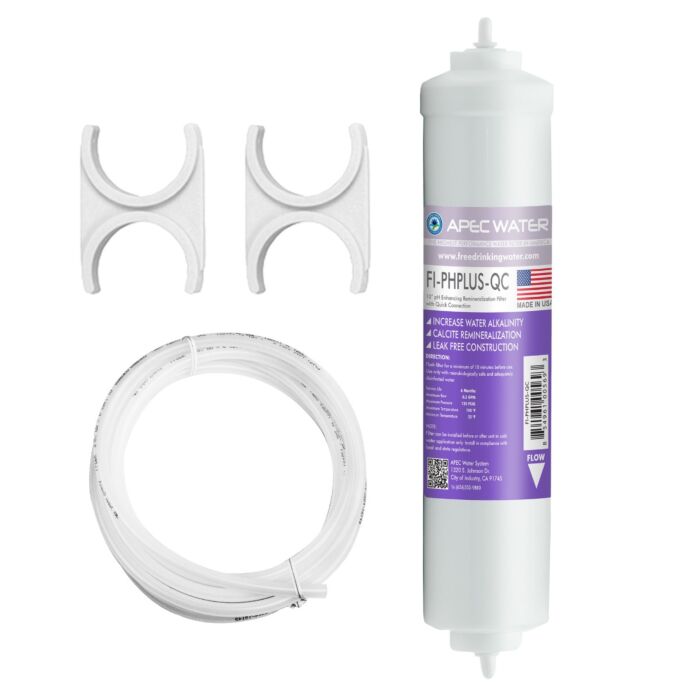 Calcite Acidic Water Neutralizer 10" Filter Kit - 1/4" Quick Connect