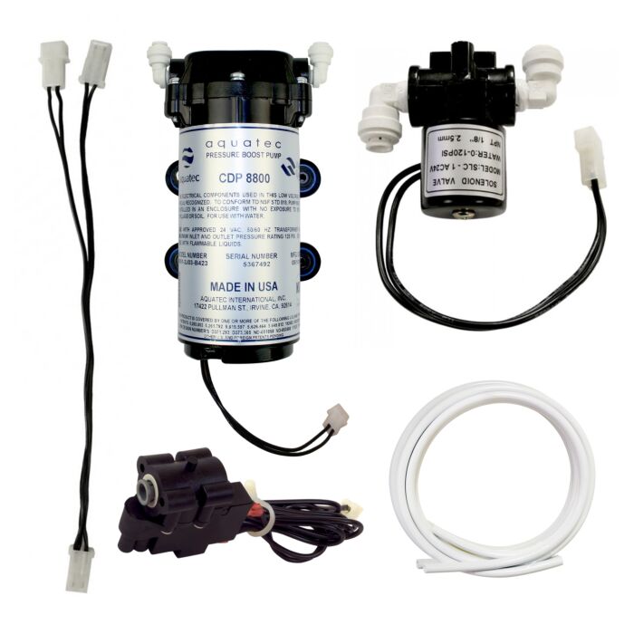 Aquatec High Flow Pressure Booster Pump Kit with transformer