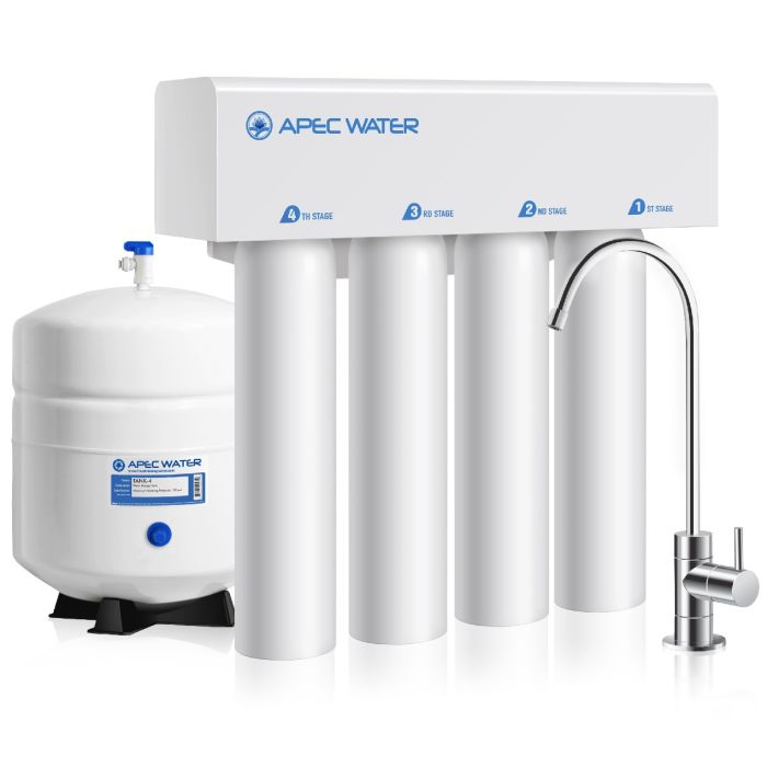 RO-TWIST – Supreme 4-Stage 75 GPD Twist Easy Filter Change Undersink Reverse Osmosis Water Systems for Drinking Water