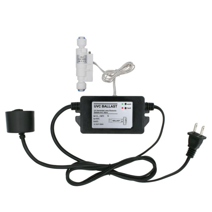 UV Transformer Ballast with Smart Flow Sensor Switch, Preventing Water Getting Heat Up by UV Light