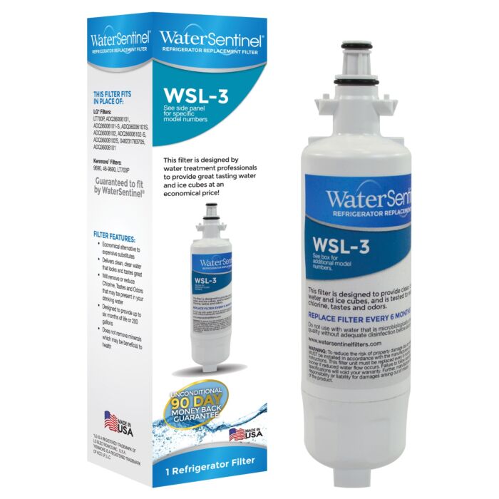 PREMIUM REFRIGERATOR WATER FILTER - WSL-3 MODEL